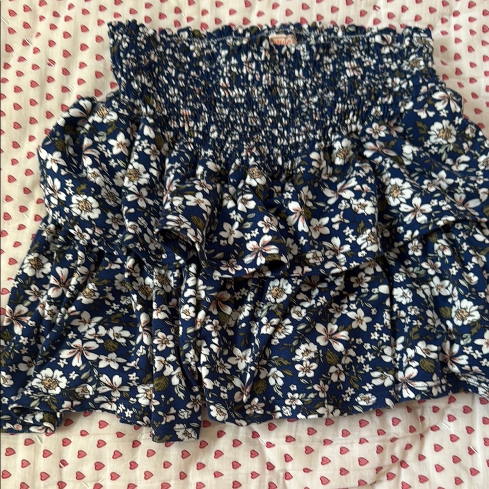 Tweenstyle Blue Floral Skirt